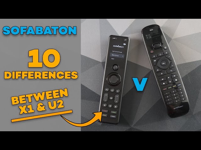 Worth the upgrade? Sofabaton X1 versus U2 Universal remote