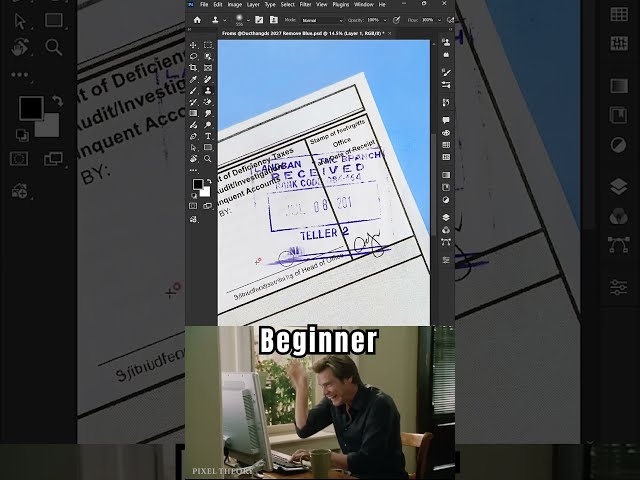 Beginner vs Pro: Photoshop 2027 🤯 #shorts #photoshop