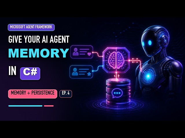 Give Your C# AI Agent Memory | Microsoft Agent Framework Beginner Friendly Tutorial (Ep. 4)