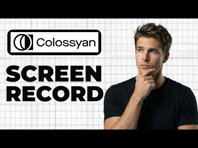 How To Add Screen Recording In Colossyan (2026 Guide)