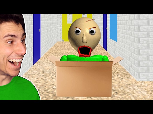 I Trapped Baldi In a TINY BOX!