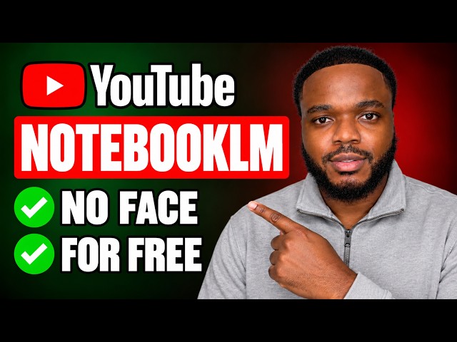NEW NotebookLM Can Make Faceless Youtube Channels FOR FREE!