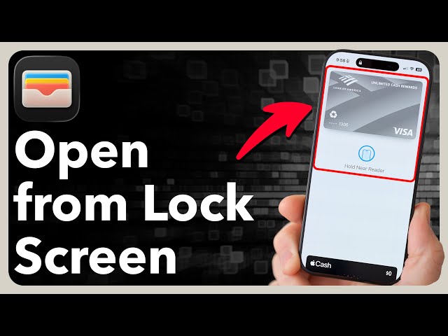 How To Open Wallet & Apple Pay From Lock Screen