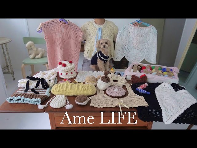 Everything I Crocheted 🍎 Bags, Clothes,｜My Crochet Book Is Coming Soon 📚