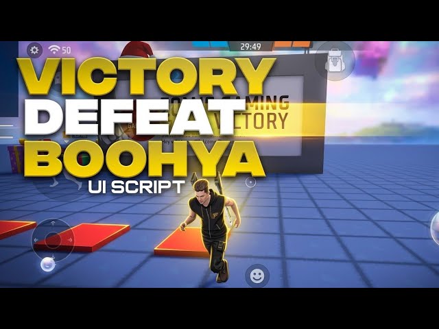 Free Fire Craftland victory,defeat and boohya ui script zomjo gaming | free fire craftland script 