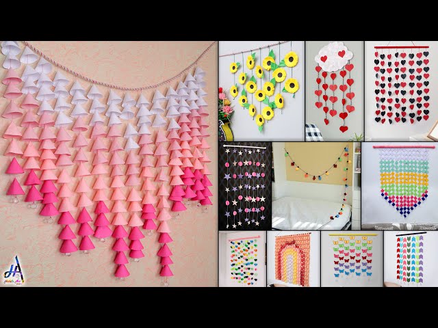 11 Best Paper Wall Hanging/Room Decor Making !!! DIY Craft Ideas