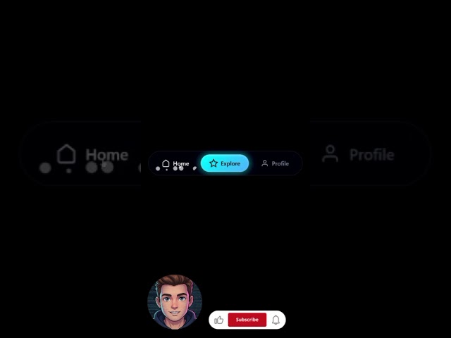 Build a Liquid Bubble Navbar from Scratch | HTML, CSS & JavaScript 💧