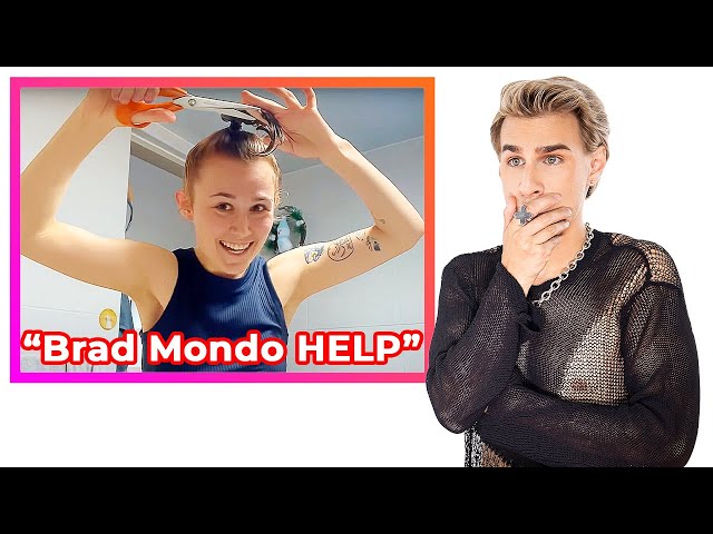 Hairdresser reacts to people following my 'wolf cut' tutorial