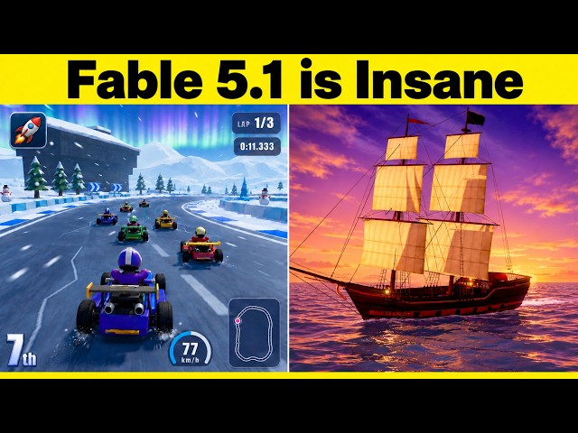 Claude Fable 5.1 is INSANE at Game Development