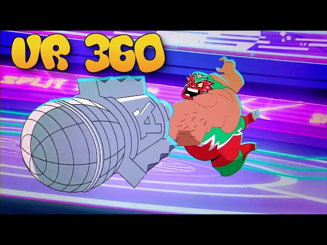 Akedo Ultimate Arcade Warrior Loco Grande Virtual Reality Roller Coaster Thrill Ride 360 WIP