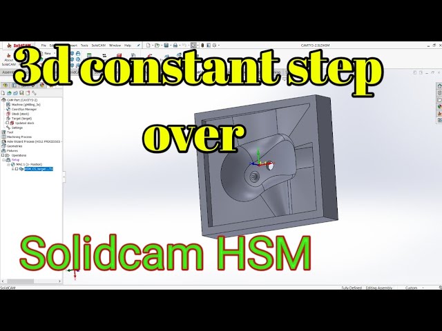 3d Constant step over