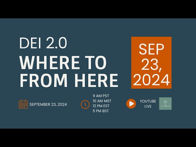 DEI 2.0: Where To From Here