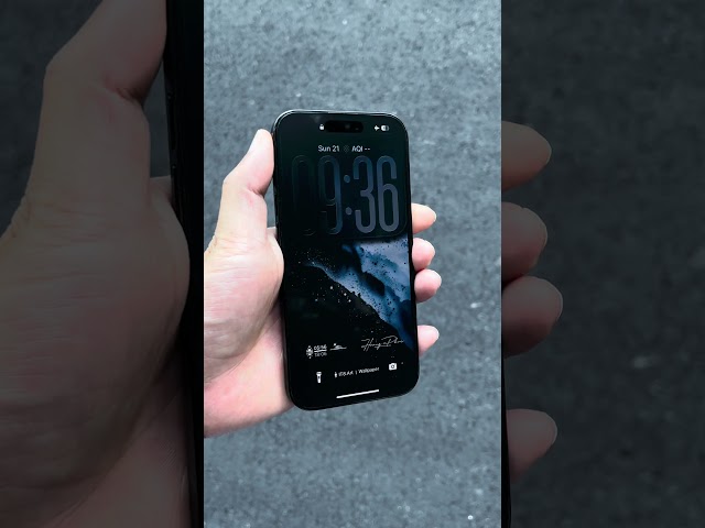 New iPhone 17 Minimal Setup | iOS 26 Liquid Glass Wallpaper ✨📱