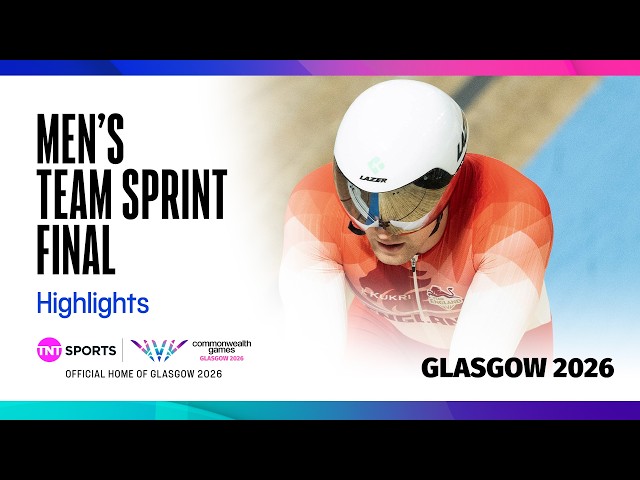 GUNNING FOR GLORY! 🥇 | Cycling Men's Team Sprint Final | Glasgow 2026 Commonwealth Games