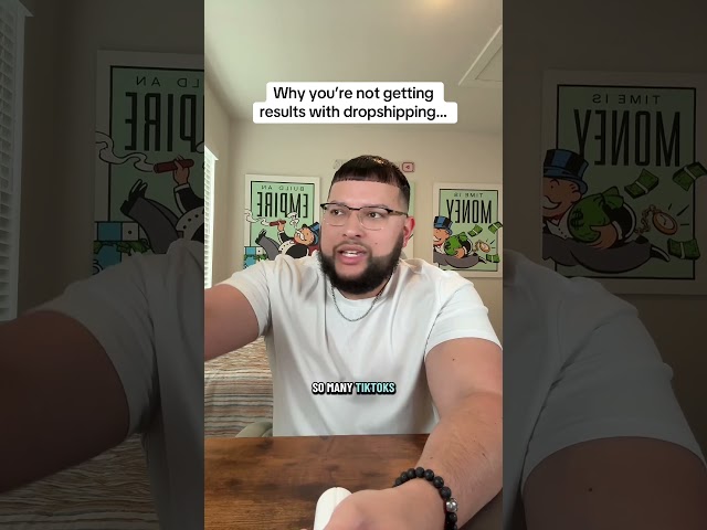 Why you’re not getting results with dropshipping…