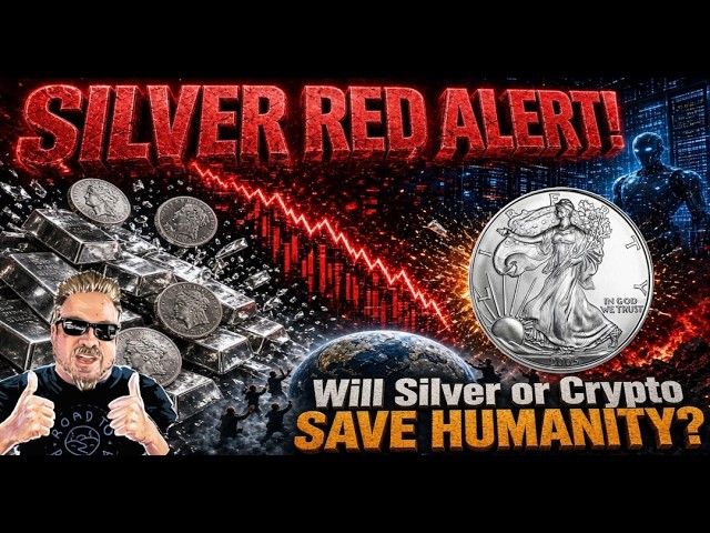 SILVER RED ALERT! Will Silver or a Crypto SAVE HUMANITY from "The Crash" & AI Build-out?! (Bix Weir)