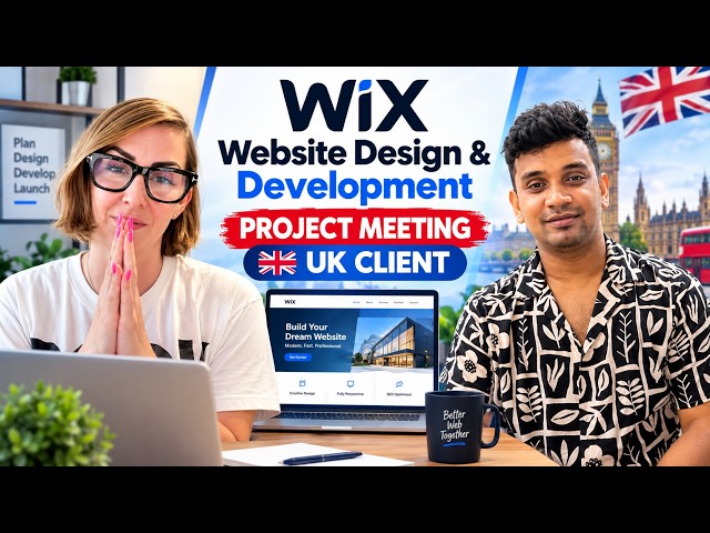 Wix Website Design & Development Project Meeting | UK Client 🇬🇧