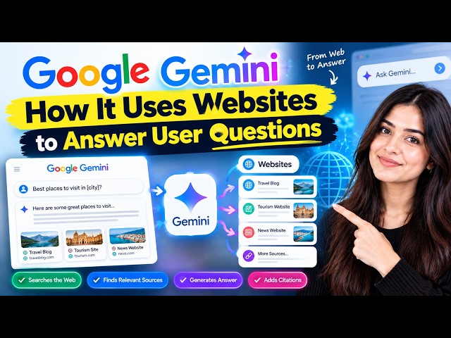 How Google Gemini Uses Websites to Answer User Questions | AI SEO 2026 Full Tutorial #seo #aiseo