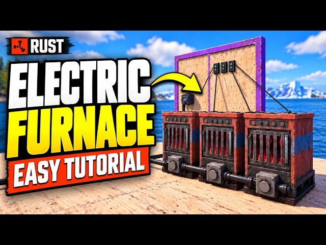 Rust Electric Furnace Setup | Easy Automated Smelting Tutorial (PC & Console)