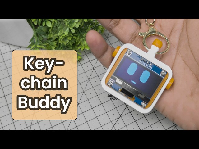 Building a Tiny OLED Keychain | ESP32 project with free code