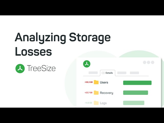 Analyzing Storage Losses - TreeSize | JAM Software