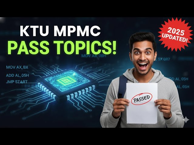 KTU-MICROPROCESSORS AND MICROCONTROLLERS (MPMC) -IMPORTANT TOPICS