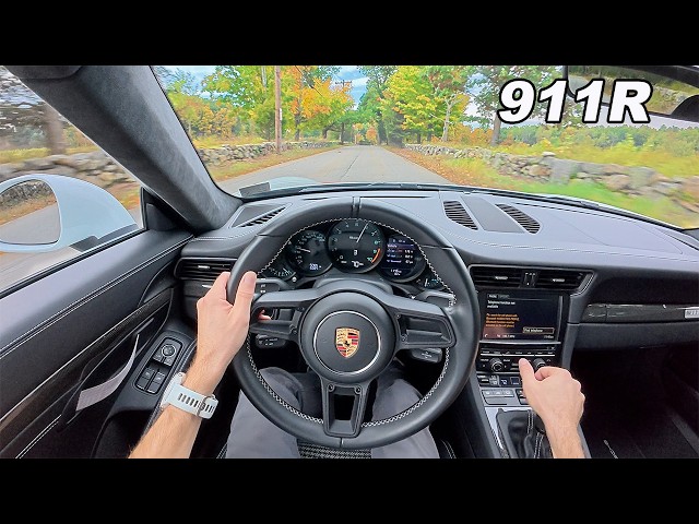 I Bought a House! - Porsche 911R Redline Therapy Drive (POV Binaural Audio)