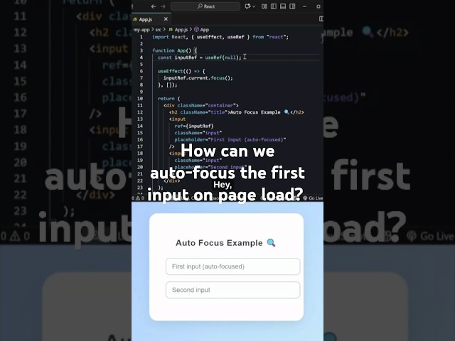 React interview question #reactjs #frontend #javascript #webdeveloper #webdevelopment #webdev