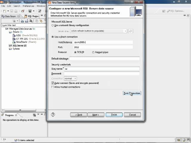 How to Register Oracle and SQL Server Data Sources from a Single Performance Optimization Tool