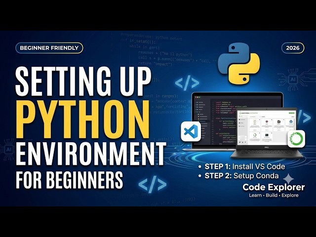 Python Tutorial #2: Install Python & VS Code | Python Setup for Beginners