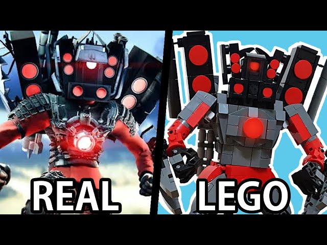 LEGO Skibidi Toilet Multiverse Upgraded Titan Speakerman Building Animation