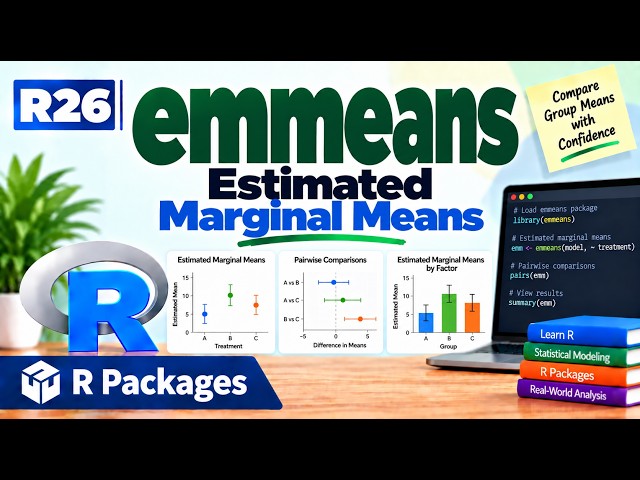 R26 | emmeans — Estimated Marginal Means | R Packages | Uplatz