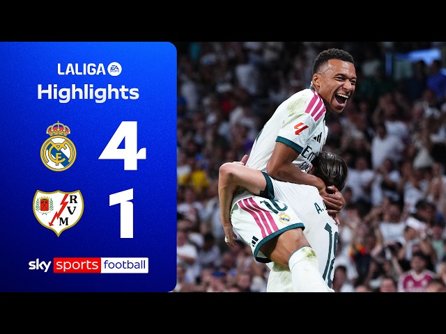 Mbappe and Bellingham star again! | Real Madrid 4-1 Rayo Vallecano | La Liga Highlights