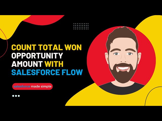 Salesforce Flow Loop: Rollup Total Won Opportunity Amount