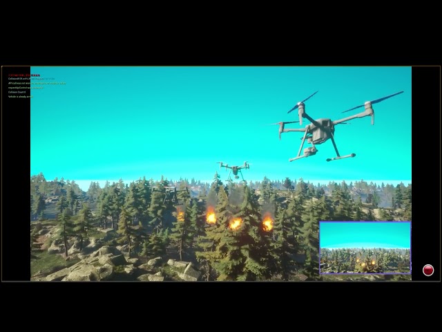 A Multimodal Large Language Models-Enabled UAV Swarm Simulation Case