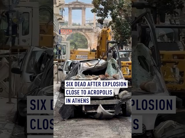 Six dead after explosion close to Acropolis in Athens
