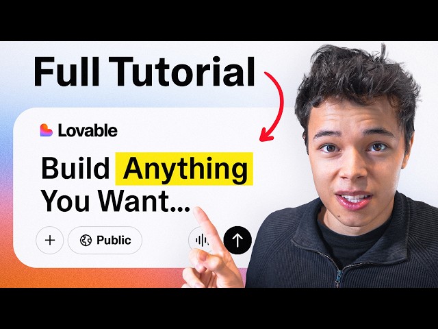 The Easiest Way To Build Apps  - Lovable Cloud & AI