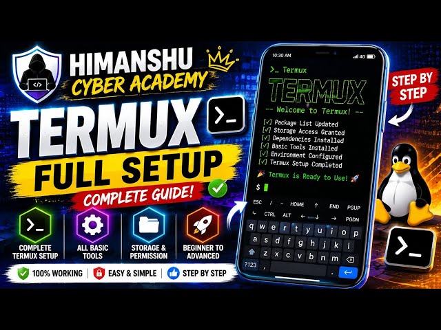 Termux full setup in Android system || cyber security || ethical hacking #termuxseptop#termuxhacking