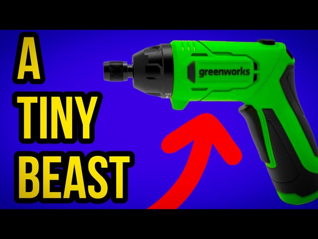 The Greenworks Cordless 8 Volt Screwdriver Makes the Hyper Tough Obsolete