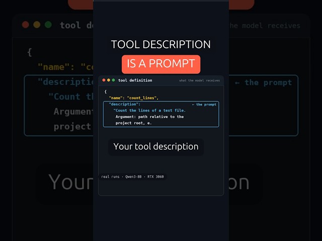 Your tool description is a prompt (AI agents, part 3)