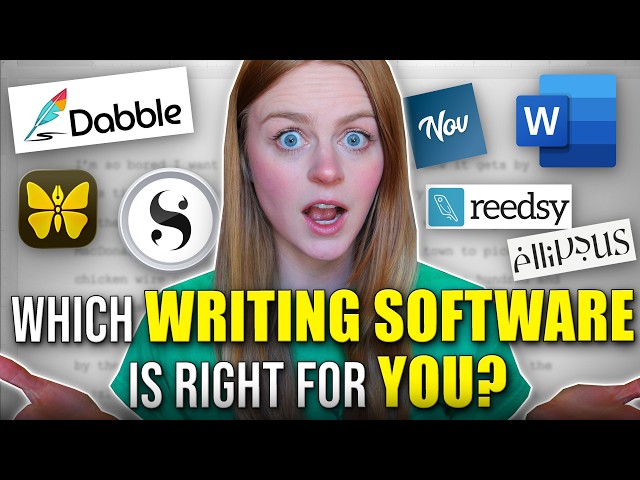 EVERY WRITING SOFTWARE OPTION FOR WRITERS - Which one should YOU choose?