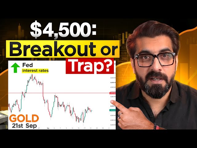 GOLD $4,500 Breakout or Trap? 🚨 XAUUSD Next Move After Fed Rate Hike