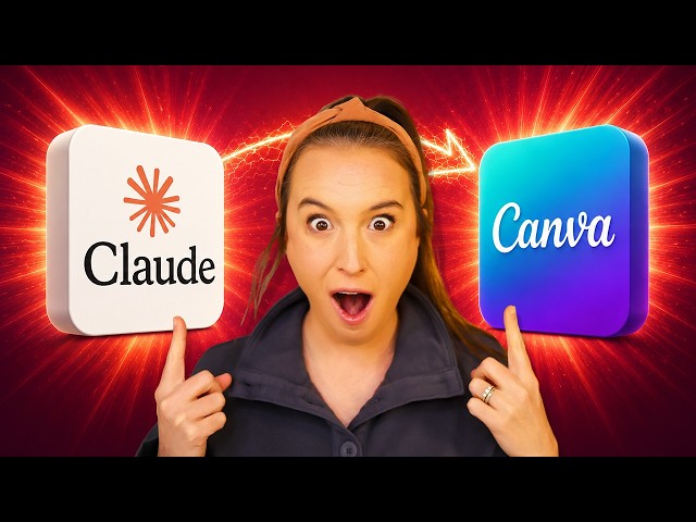 I connected Claude AI to Canva- the results are INSANE!