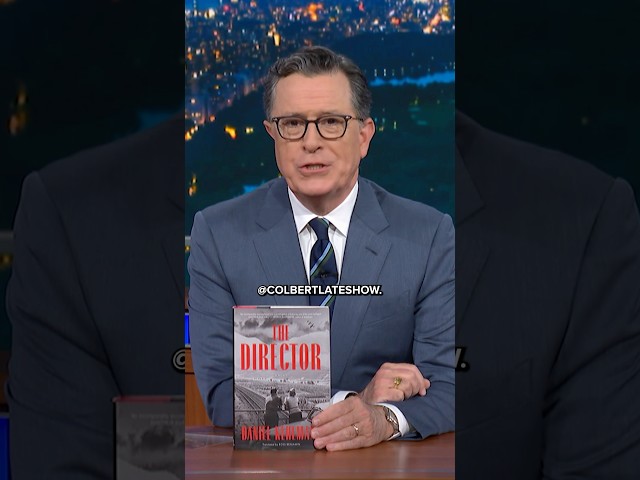 “The Director” by Daniel Kehlmann is the latest Late Show Book Club pick! #colbert #books #shorts