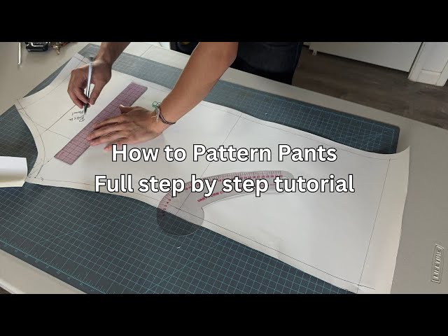 How to Pattern Pants from Scratch Easy and Simple | Full Step by Step Tutorial