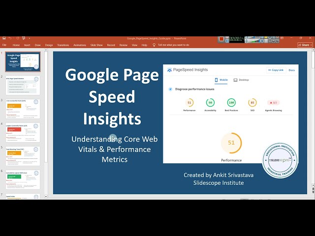 Google Pagespeed Insights - Understanding Core Web Vitals - LCP, FCP, Speed Index and more