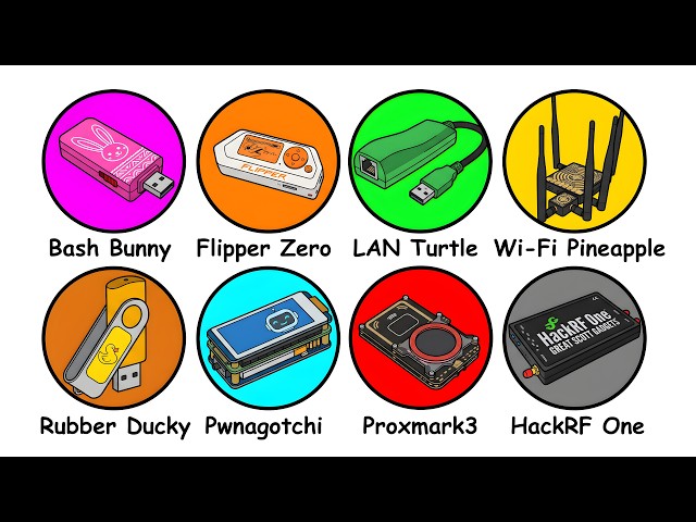 Every Hacking Gadget Explained In 7 Minutes!