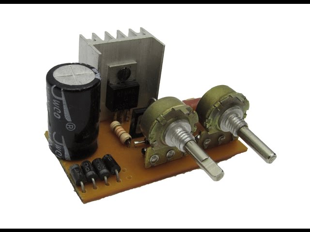 Power supply with adjustable voltage and current
