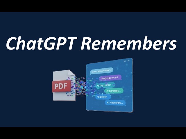 RAG  : Load Real PDFs + Add Conversation Memory (Python Tutorial) EP: #2