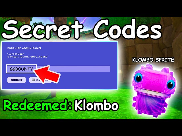 *UNLOCK* ALL BOUNTY HUNTER SPRITE CODES in FORTNITE SEASON 4 SPRITE CODES! (New Secret Codes)